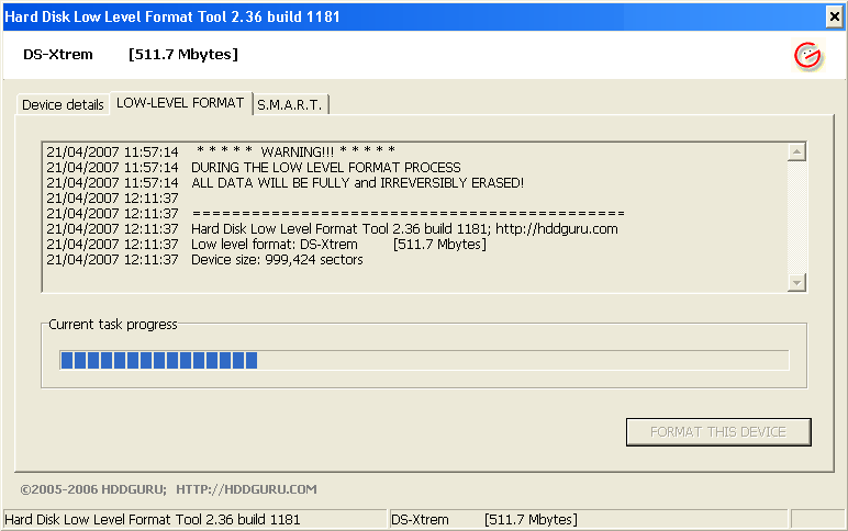 Format Hdd Tool